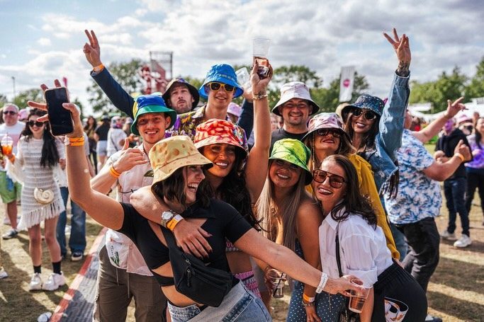 Bucket hats and big smiles at the front