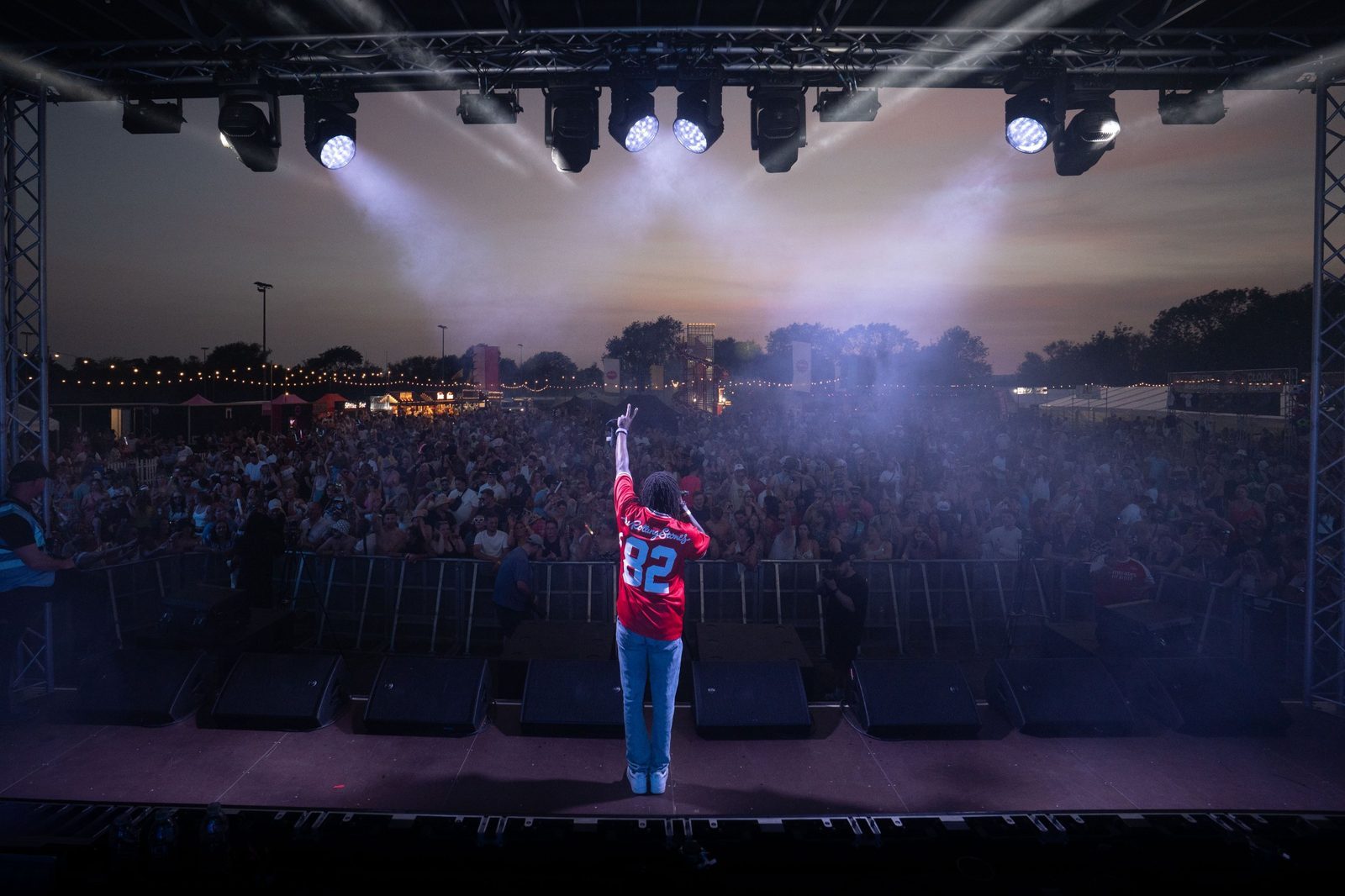 The view from the stage as the lights come up