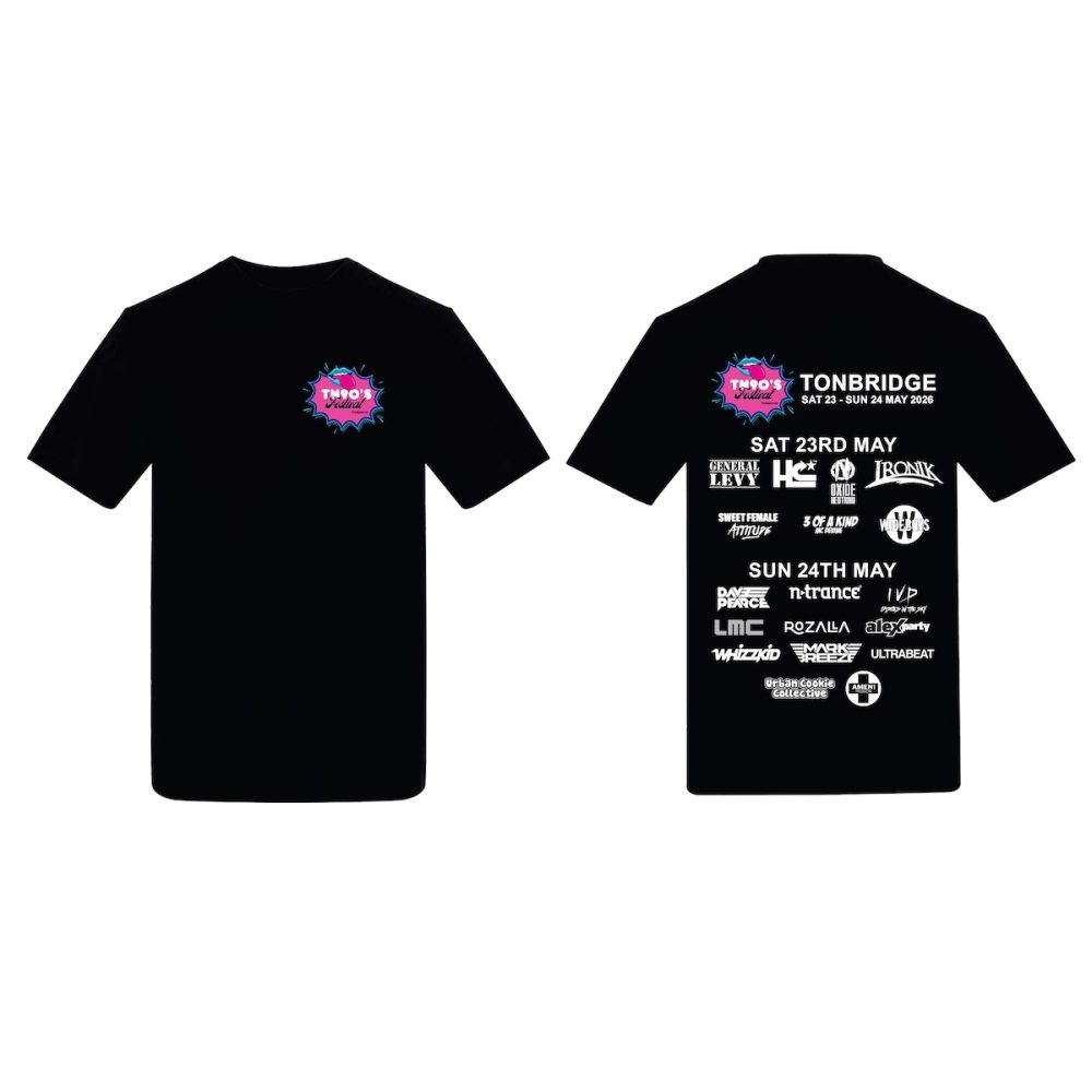 TN90s T-Shirt - 2026 Artist Lineup